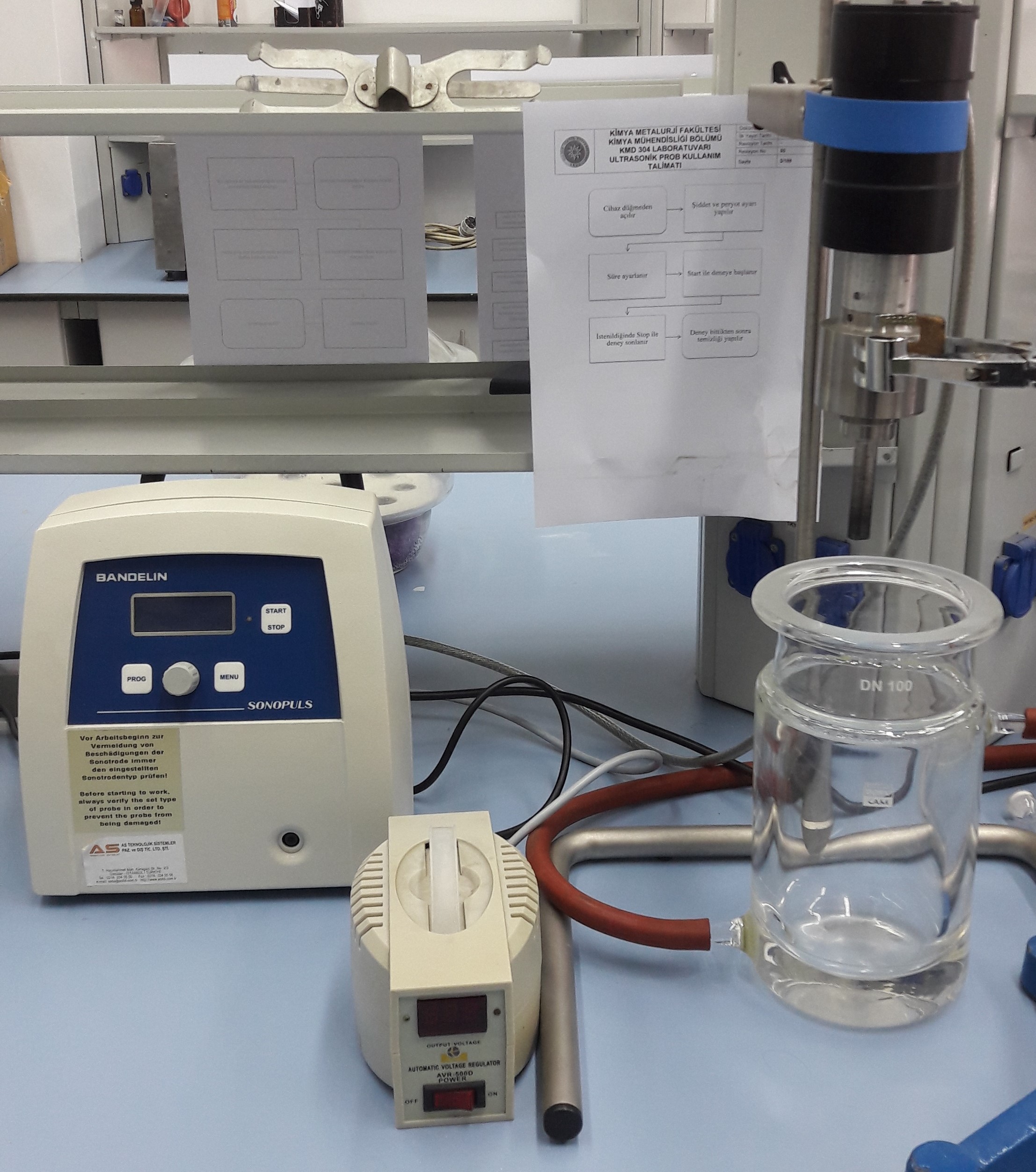 Ultrasonik Homojenizatör-Fotoğraf